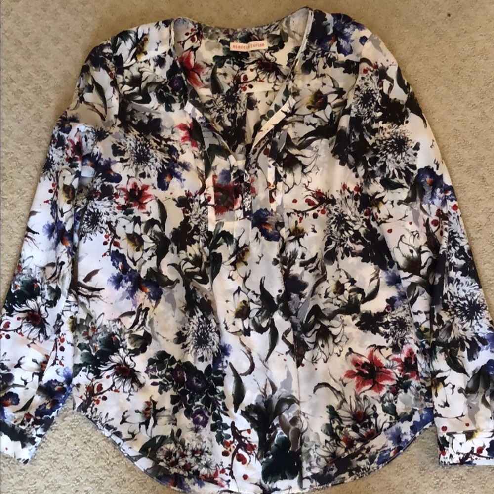 Rebecca Taylor floral blouse